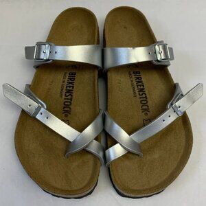 Birkenstock Mayari Silver Narrow Width Sandals